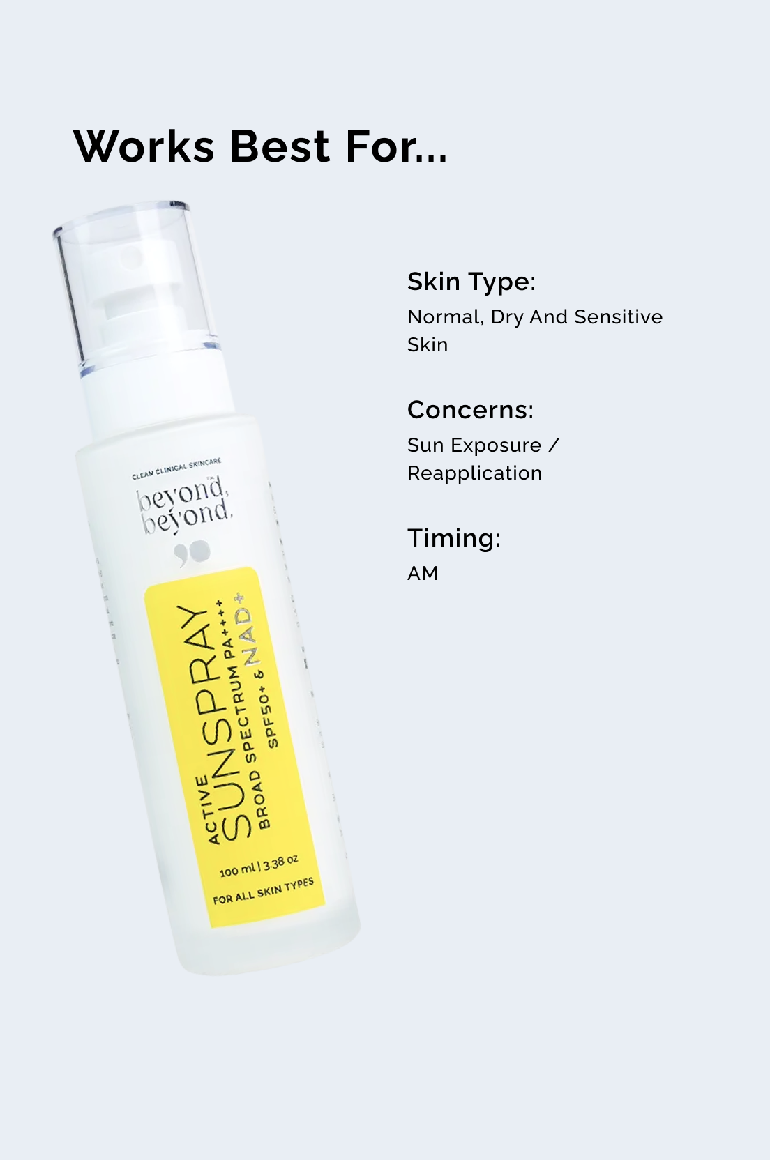 Broad Spectrum Active Sunspray
